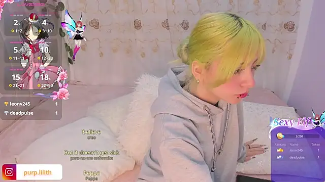 purplelilith3 online show from March 5, 2025, 1:42 am