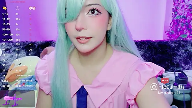 Snapshot of Niconya chatting on April 25, 2026, 4:37 am Niconya online show from April 25, 2026, 4:37 am
