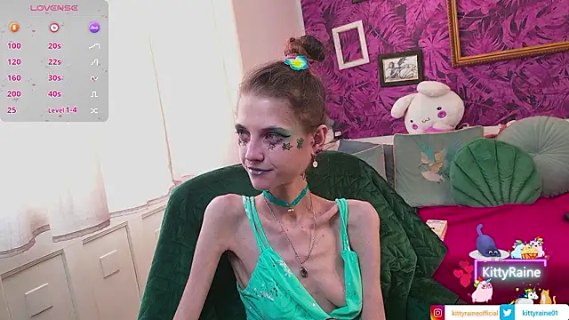 KittyRaine online show from March 8, 2026, 1:15 pm