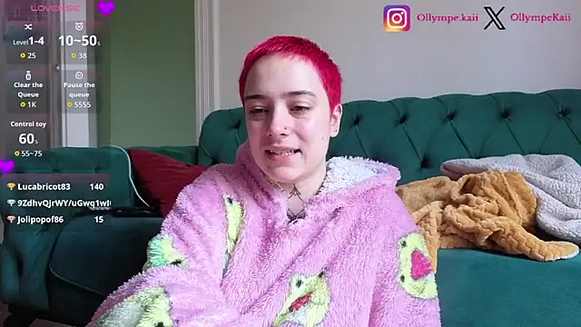 OllympeKaii online show from March 6, 2026, 7:49 am