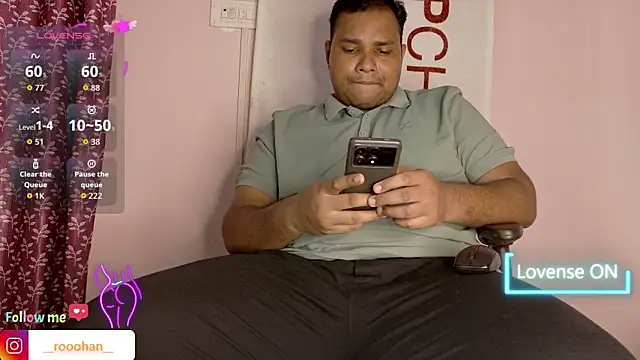 Snapshot of Naughty_Rohan_ chatting on July 6, 2026, 7:27 am Naughty Rohan online show from July 6, 2026, 7:27 am