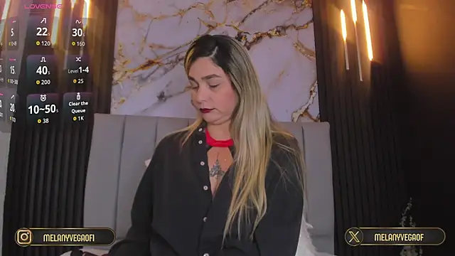 MelanyVegas online show from September 14, 2025, 8:13 am