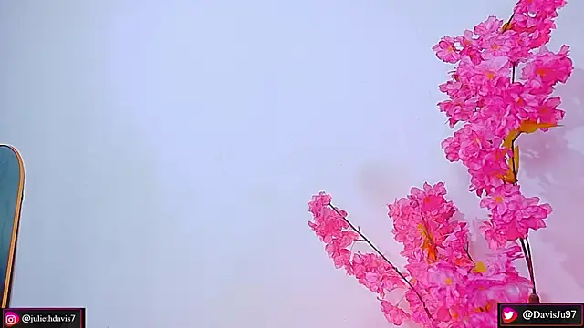 Snapshot of JulietaDavis chatting on June 12, 2026, 9:41 am JulietaDavis online show from June 12, 2026, 9:41 am
