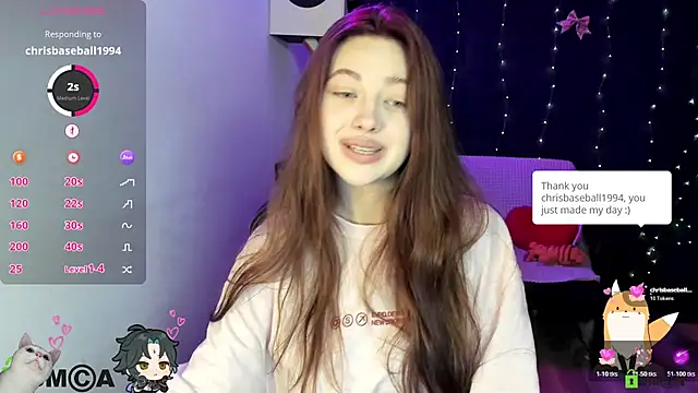 AmourLily online show from July 20, 2026, 12:40 pm
