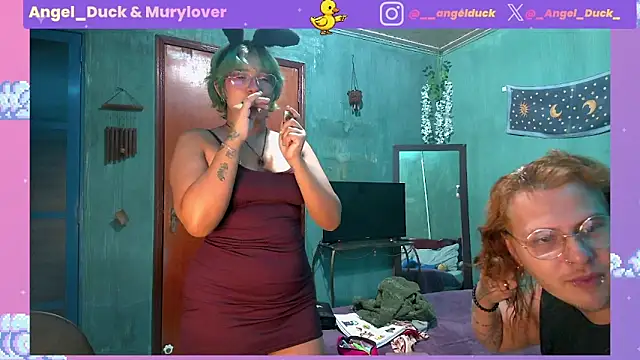 Angel Duck online show from May 23, 2026, 9:30 pm