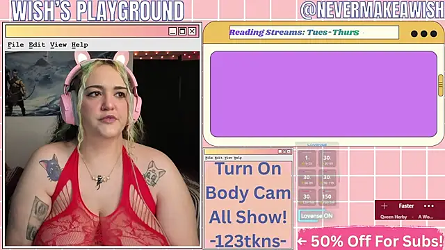 nevermakeawish online show from March 28, 2026, 10:15 am