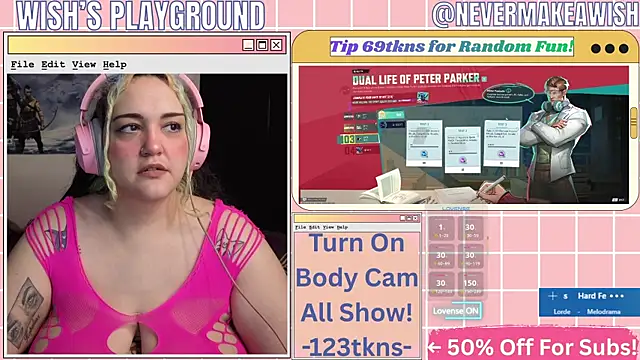 nevermakeawish online show from March 29, 2026, 9:31 am