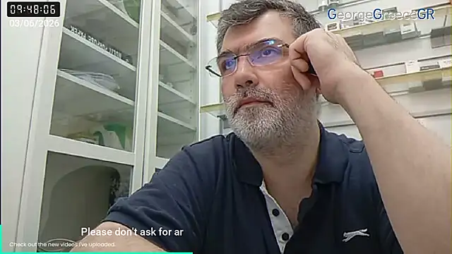 Snapshot of GeorgeGreece2025 chatting on June 3, 2026, 6:49 am GeorgeGreece2025 online show from June 3, 2026, 6:49 am