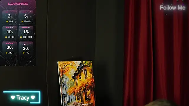 Tracyix online show from April 19, 2026, 7:27 pm