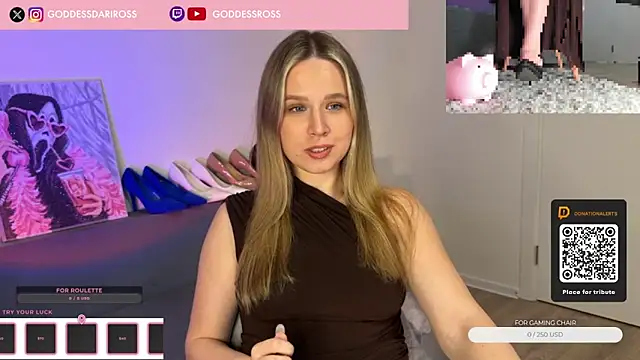 GoddessRoss online show from November 10, 2025, 6:18 pm