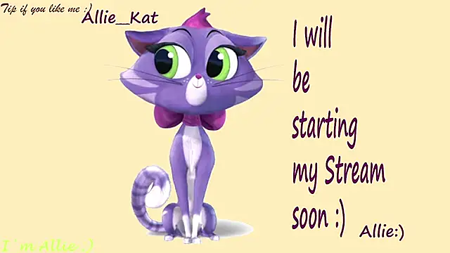 Allie Kat online show from June 27, 2026, 2:23 pm