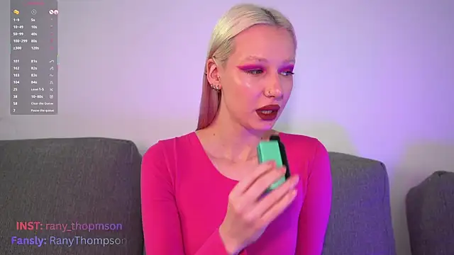 Snapshot of RanyThomson chatting on May 25, 2026, 8:31 am RanyThomson online show from May 25, 2026, 8:31 am