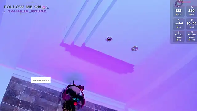 tahhlia rouge online show from December 4, 2025, 7:00 pm