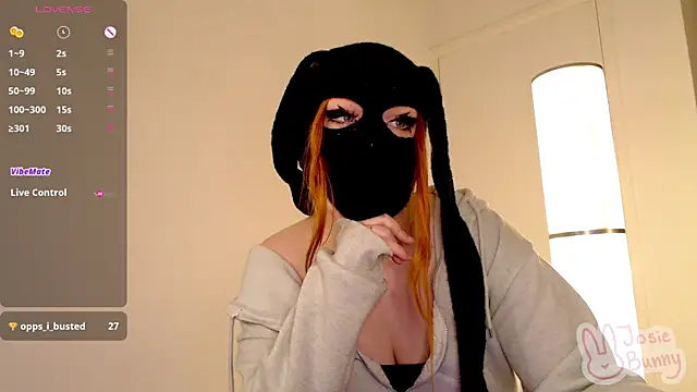 Josie Bunny online show from November 20, 2025, 8:25 am