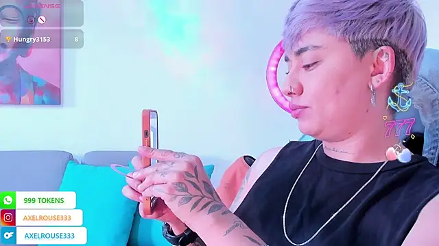 AxelRouse3 online show from April 18, 2026, 7:58 pm