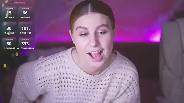 GingerPinky online show from December 21, 2025, 8:16 pm