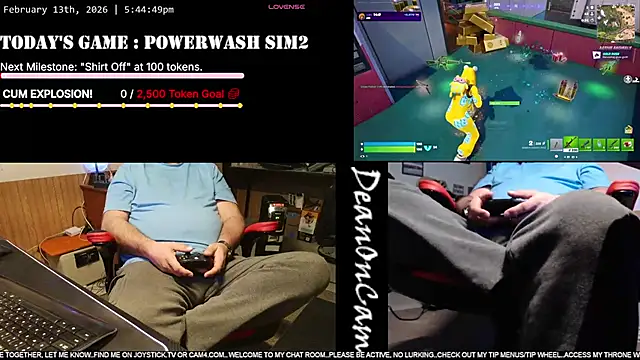 DeanonCam online show from February 13, 2026, 11:45 pm