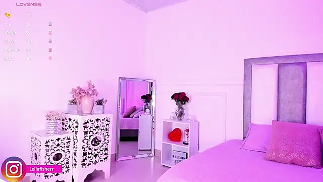 Leilafisherr online show from March 4, 2026, 9:10 pm