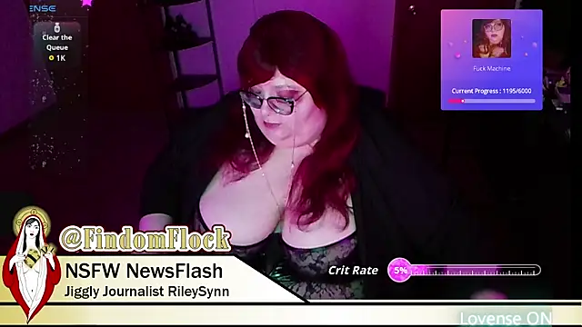 RileySynn online show from March 28, 2026, 2:05 pm