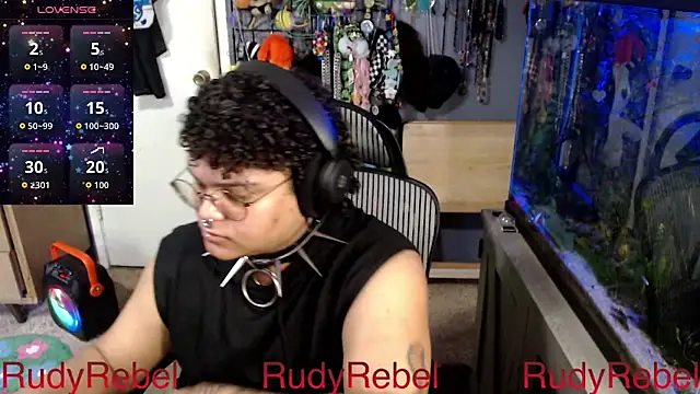 RudyRebel online show from February 24, 2026, 7:45 pm