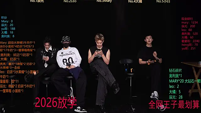 LookingBoy-001 online show from April 7, 2026, 9:32 am