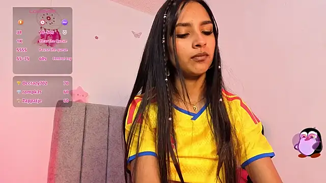 JAZMIIN 33 online show from June 17, 2026, 1:34 pm