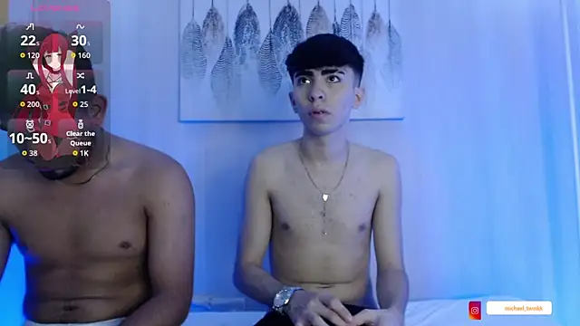 Michaell and twink online show from July 19, 2026, 10:24 pm