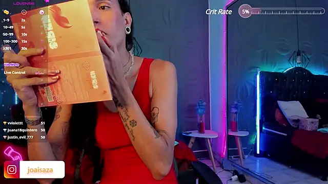 joaisaza online show from March 5, 2025, 9:05 am