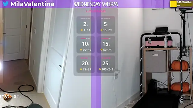 MilaValentina online show from February 6, 2025, 2:44 am