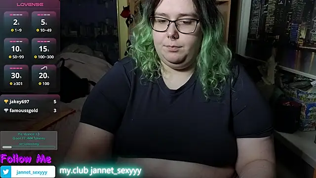 JannetPie online show from March 20, 2026, 1:32 am