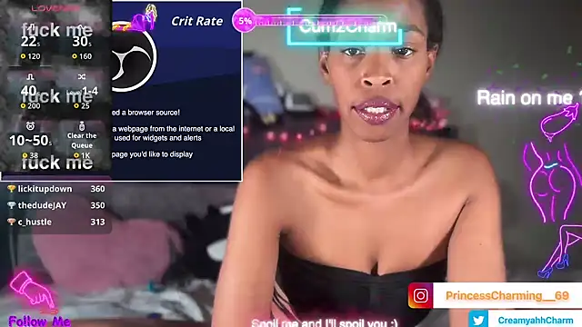 Cum2Charm online show from October 21, 2025, 2:56 am