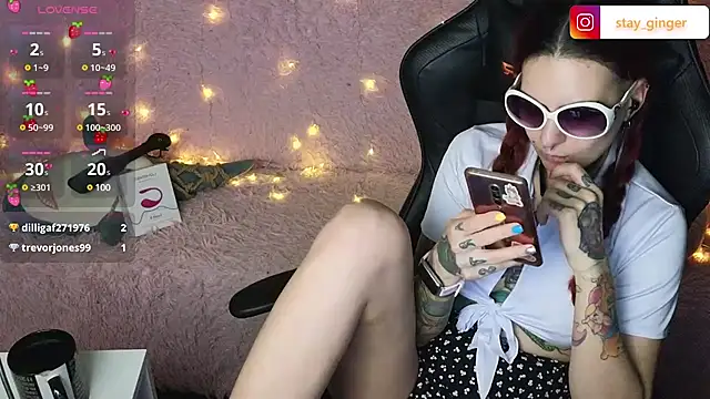 Ginger Stay online show from March 6, 2025, 12:00 am