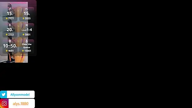 alysson 18 online show from February 14, 2025, 1:18 pm