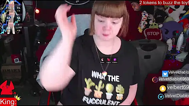 VelvetDiablo online show from January 7, 2025, 12:13 am