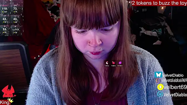 VelvetDiablo online show from January 22, 2025, 1:42 am