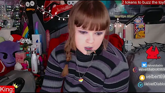 VelvetDiablo online show from January 23, 2025, 1:08 am