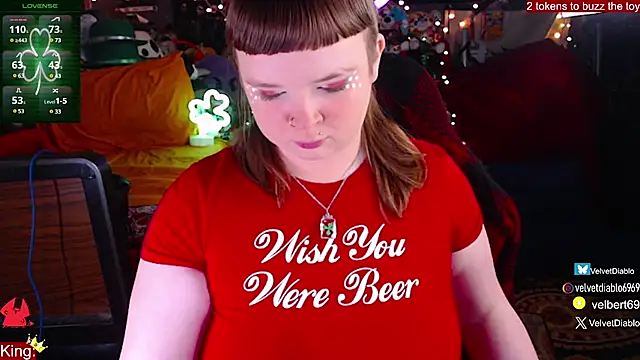 VelvetDiablo online show from March 11, 2025, 12:00 am