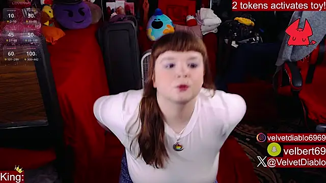 VelvetDiablo online show from January 15, 2026, 12:48 am