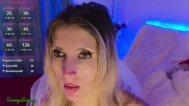 Snapshot of SorayaSapeca chatting on February 25, 2025, 1:39 pm SorayaSapeca online show from February 25, 2025, 1:39 pm