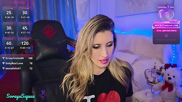 Snapshot of SorayaSapeca chatting on February 25, 2025, 7:47 pm SorayaSapeca online show from February 25, 2025, 7:47 pm