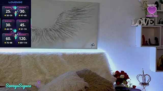 Snapshot of SorayaSapeca chatting on March 26, 2026, 4:12 pm SorayaSapeca online show from March 26, 2026, 4:12 pm