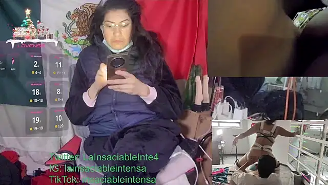 LaInsaciableIntensa online show from January 28, 2025, 1:16 pm