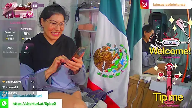 LaInsaciableIntensa online show from February 26, 2025, 12:58 pm