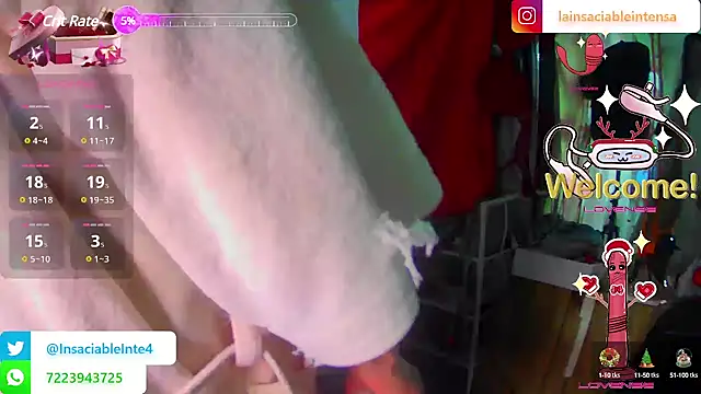 LaInsaciableIntensa online show from March 6, 2025, 9:31 pm