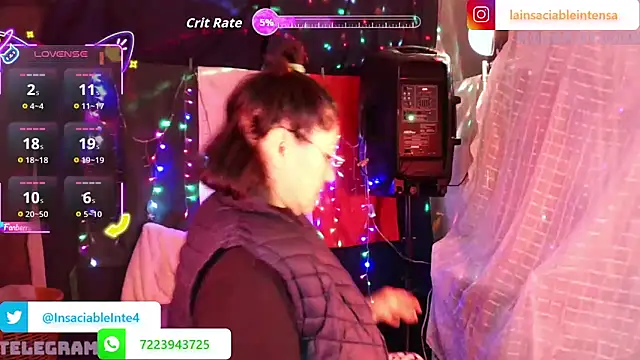 LaInsaciableIntensa online show from March 2, 2026, 12:57 am