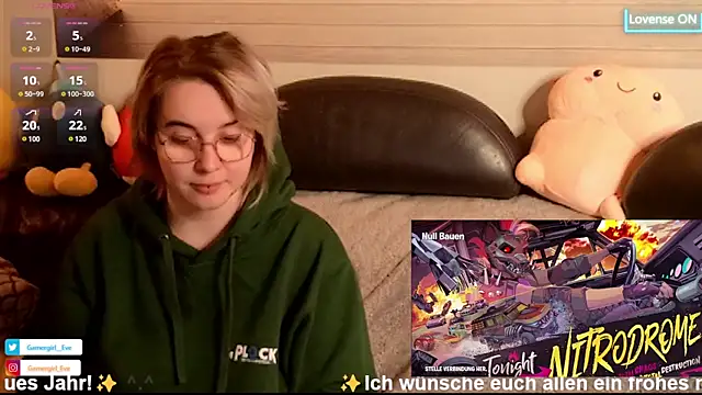 Snapshot of GamerGirl_Eve chatting on January 1, 2025, 7:10 pm GamerGirl Eve online show from January 1, 2025, 7:10 pm