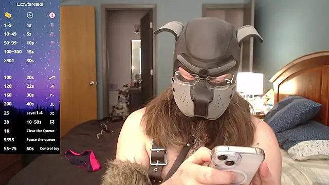 kinkywolf429 online show from January 27, 2025, 8:07 pm