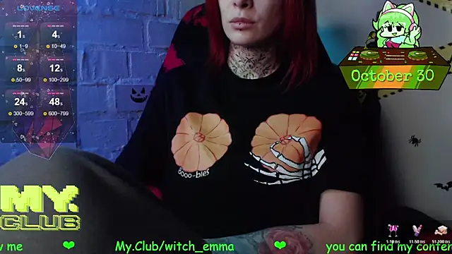 Witch Emma online show from October 30, 2025, 9:00 am