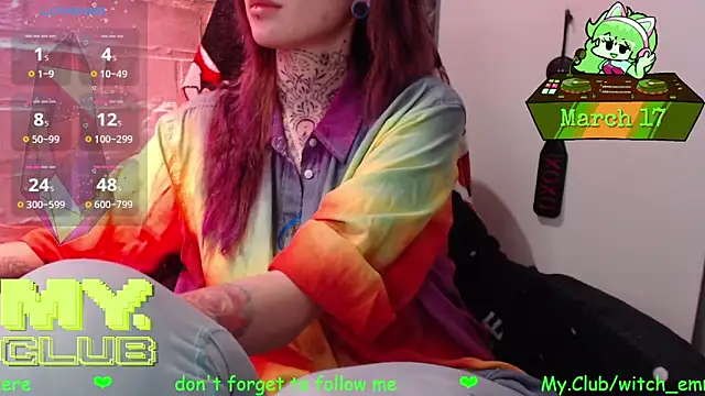 Witch Emma online show from March 17, 2026, 7:12 am