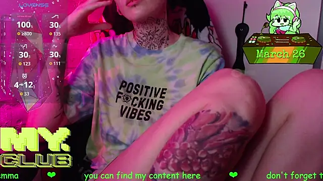 Witch Emma online show from March 26, 2026, 7:41 pm